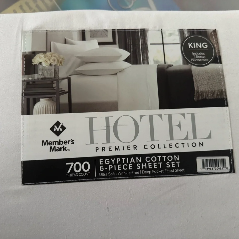 Hotel Premier Collection Egyptian Cotton Sheet Set - White